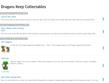 Tablet Screenshot of dragons-keep-collectables.blogspot.com