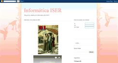 Desktop Screenshot of iser-informatica.blogspot.com