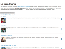 Tablet Screenshot of lagrandmama.blogspot.com