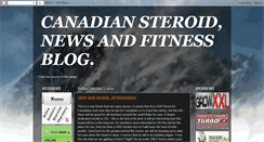 Desktop Screenshot of canadiansteroidblog.blogspot.com