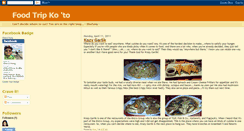 Desktop Screenshot of foodtripkoto.blogspot.com