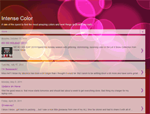 Tablet Screenshot of intensecolor.blogspot.com