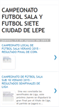 Mobile Screenshot of futbolsalalepecampeonato.blogspot.com