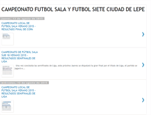 Tablet Screenshot of futbolsalalepecampeonato.blogspot.com