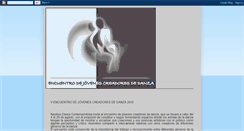 Desktop Screenshot of encuentrodejovenescreadoresdedanza.blogspot.com