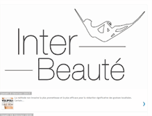 Tablet Screenshot of inter-beaute.blogspot.com