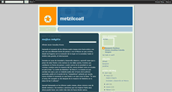 Desktop Screenshot of metzilcoatl.blogspot.com