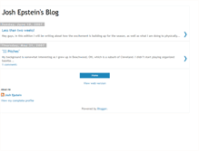 Tablet Screenshot of joshepstein2.blogspot.com