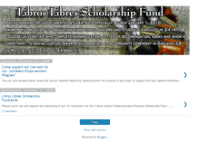 Tablet Screenshot of libroslibresfund.blogspot.com