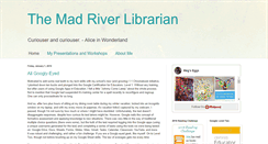 Desktop Screenshot of madriverlibrarian.blogspot.com