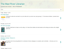 Tablet Screenshot of madriverlibrarian.blogspot.com