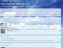 Tablet Screenshot of karenandnikkiadventures.blogspot.com