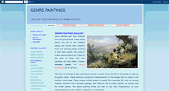 Desktop Screenshot of genrepaintings.blogspot.com