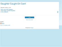 Tablet Screenshot of daughtercaught-on-cam.blogspot.com