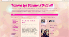 Desktop Screenshot of kimoraleeonline.blogspot.com
