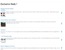 Tablet Screenshot of exclusivemods.blogspot.com