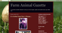 Desktop Screenshot of farmanimalgazette.blogspot.com