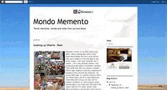 Desktop Screenshot of mondomemento.blogspot.com