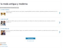 Tablet Screenshot of lamodaantiguaymoderna.blogspot.com