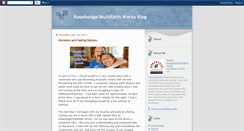 Desktop Screenshot of multifaithblog.blogspot.com