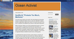 Desktop Screenshot of oceanactivism.blogspot.com