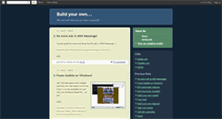 Desktop Screenshot of buildyourown.blogspot.com