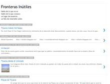 Tablet Screenshot of fronterasinutiles.blogspot.com
