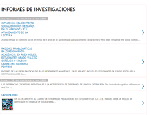 Tablet Screenshot of informesinvestigacion.blogspot.com