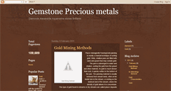 Desktop Screenshot of gemstone-precious-metals.blogspot.com