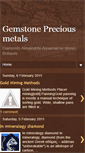 Mobile Screenshot of gemstone-precious-metals.blogspot.com