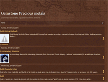 Tablet Screenshot of gemstone-precious-metals.blogspot.com