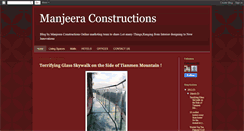 Desktop Screenshot of manjeeraconstructions.blogspot.com