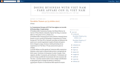 Desktop Screenshot of newslettereconomicaambasciatavietnam.blogspot.com