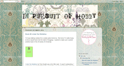 Desktop Screenshot of inpursuitofhobby.blogspot.com