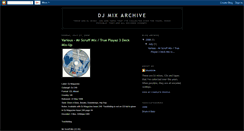 Desktop Screenshot of djmixarchive.blogspot.com