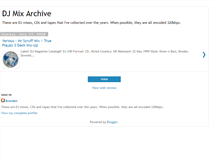 Tablet Screenshot of djmixarchive.blogspot.com