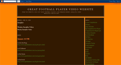 Desktop Screenshot of amitfootballplayer.blogspot.com