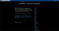 Desktop Screenshot of currencytradingbrokers.blogspot.com