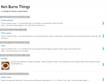 Tablet Screenshot of kenburnsthings.blogspot.com