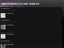 Tablet Screenshot of amatstrongcyclingteam.blogspot.com