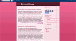 Desktop Screenshot of bioscenecleanup-services.blogspot.com