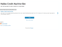 Tablet Screenshot of habbocreditmachine-bot-wertyxmaster.blogspot.com
