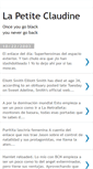 Mobile Screenshot of lapetiteclaudine.blogspot.com