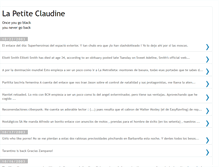 Tablet Screenshot of lapetiteclaudine.blogspot.com