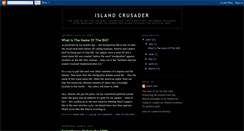 Desktop Screenshot of islandcrusader.blogspot.com