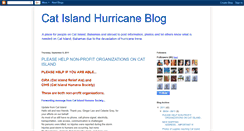 Desktop Screenshot of catislandhurricane.blogspot.com