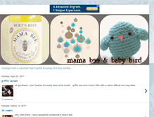 Tablet Screenshot of mamabeebabybird.blogspot.com