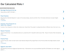 Tablet Screenshot of ourcalculatedrisksi.blogspot.com