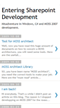 Mobile Screenshot of enteringsharepointdevelopment.blogspot.com