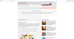 Desktop Screenshot of englishareablog.blogspot.com